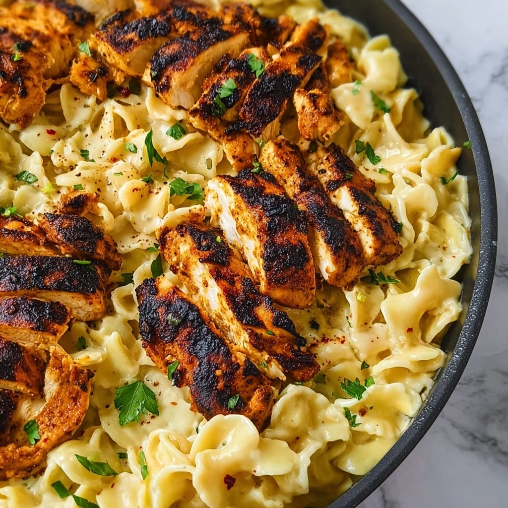 Blackened Cajun Chicken Alfredo Recipe