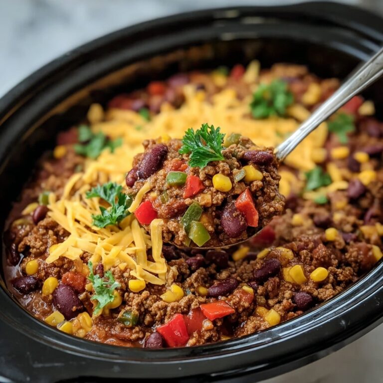 Slow Cooker Taco Casserole Recipe