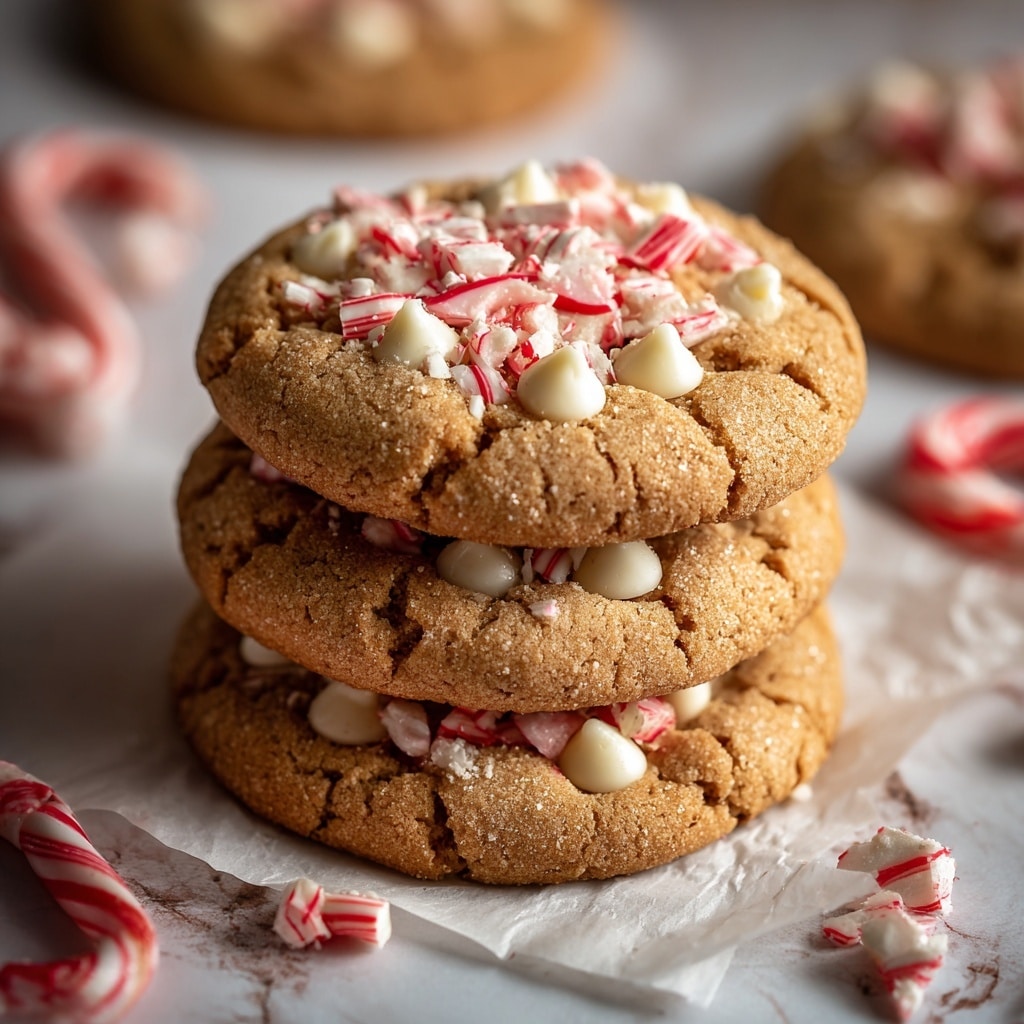 White Chocolate Candy Cane Cookies Recipe