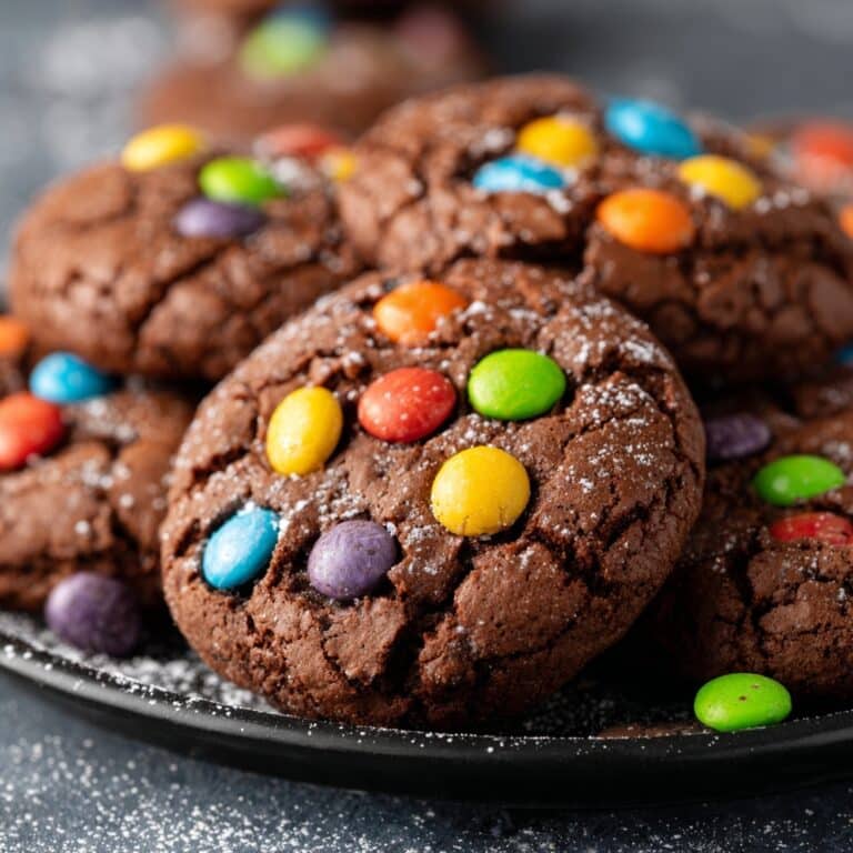 Chocolate M&M Cookies Recipe