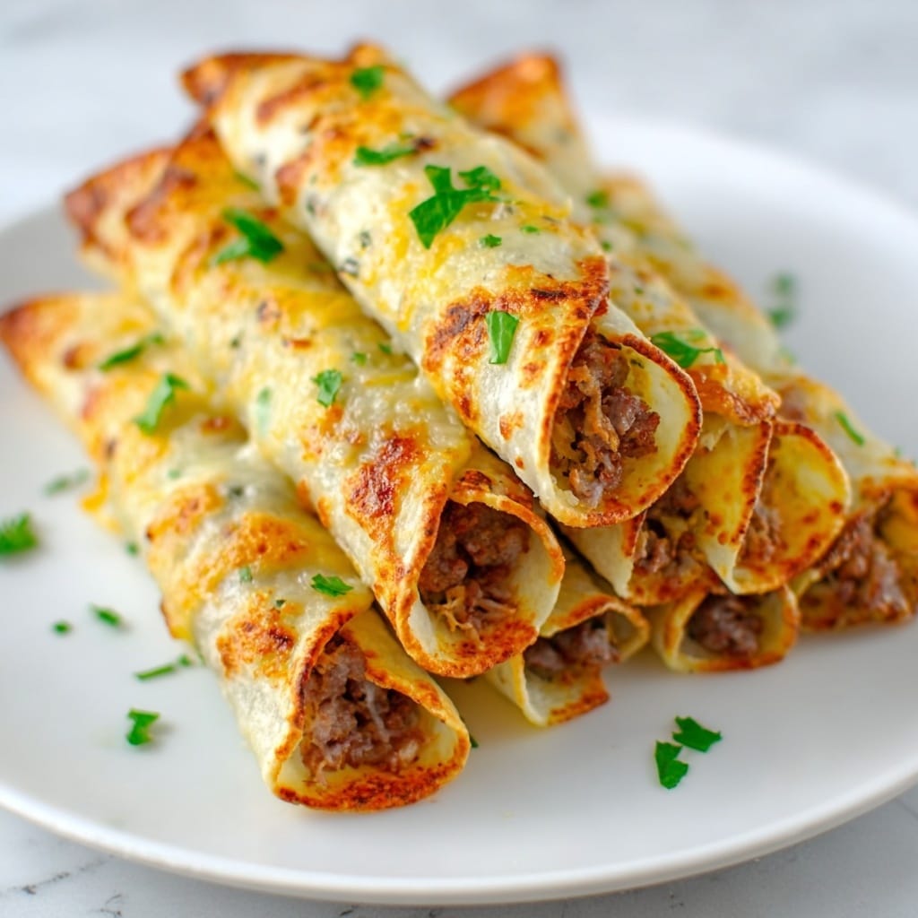 Keto Philly Cheesesteak Roll-Ups Recipe - Recipe Image