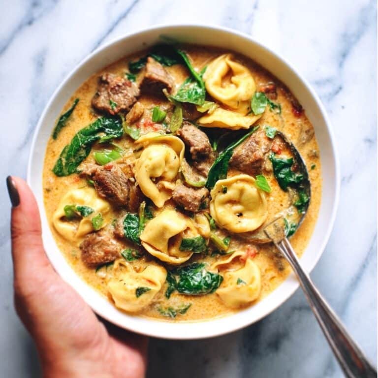 Slow Cooker Creamy Tortellini Soup Recipe