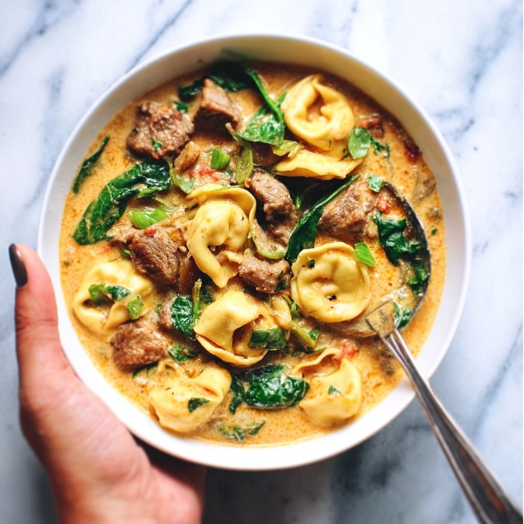 Slow Cooker Creamy Tortellini Soup Recipe