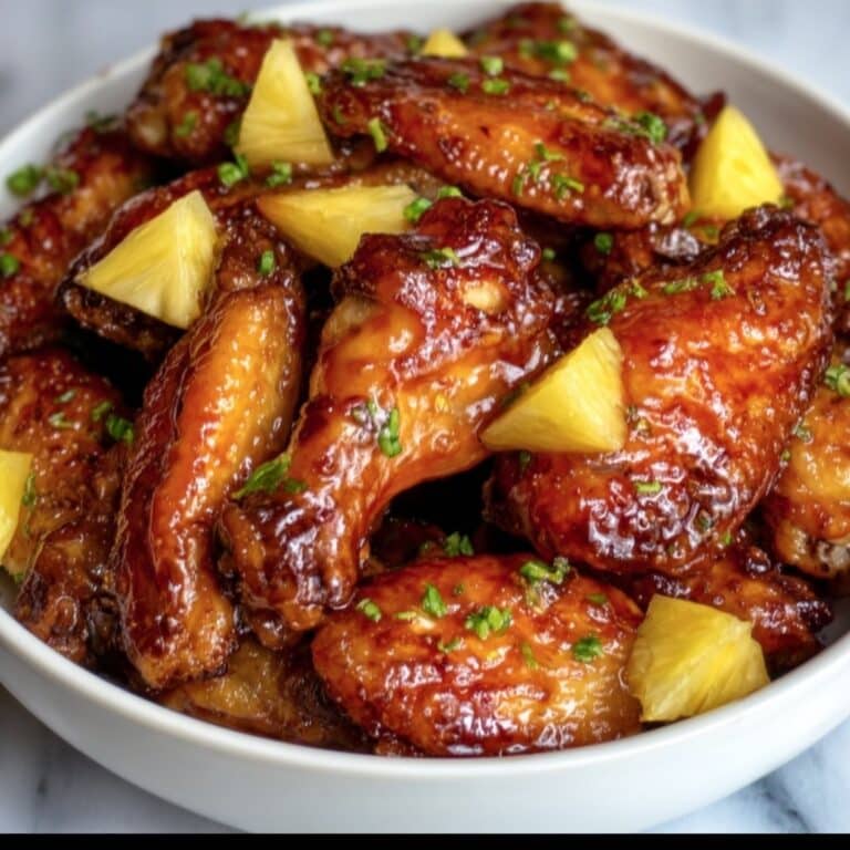 Brown Sugar Pineapple Chicken Wings Recipe