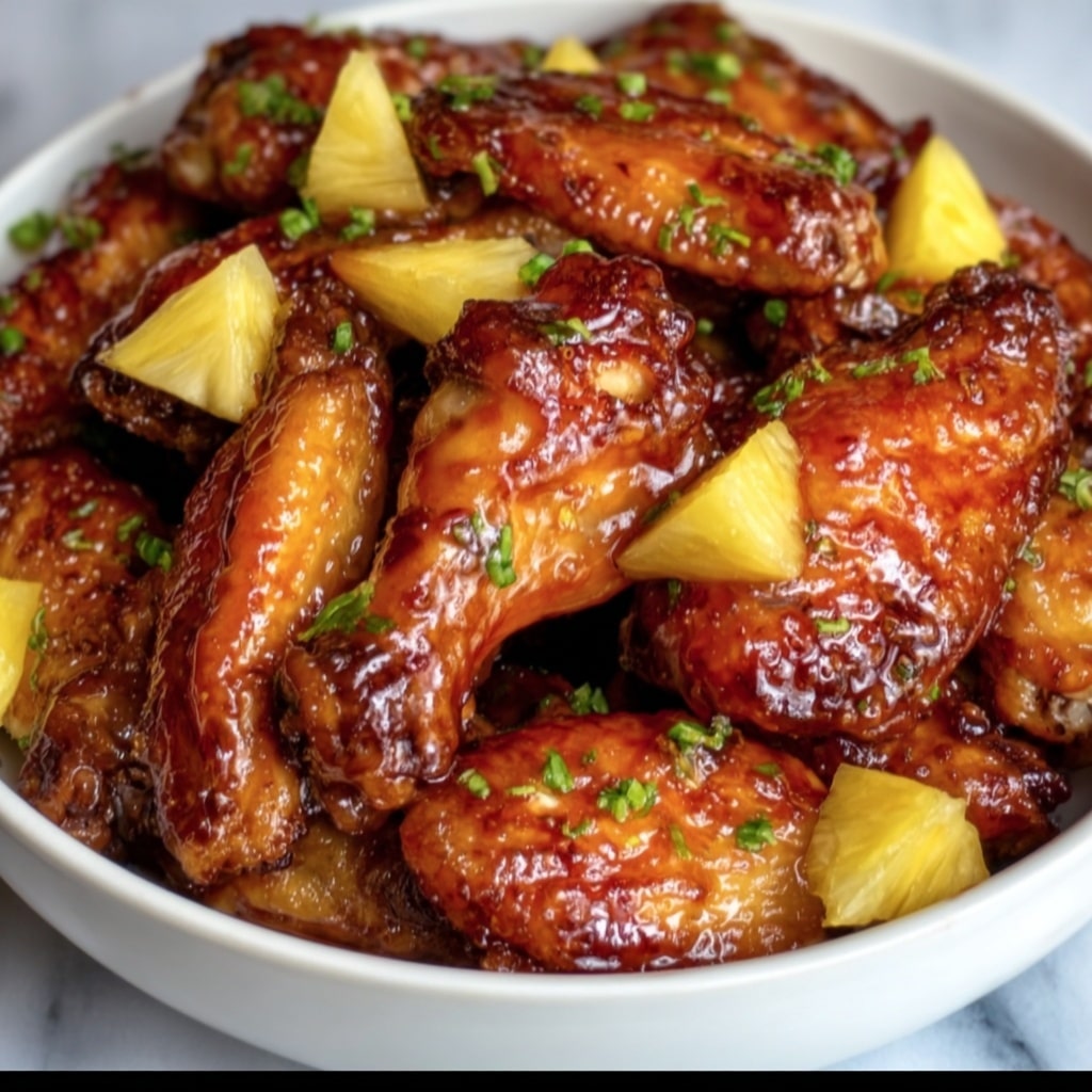 Brown Sugar Pineapple Chicken Wings Recipe