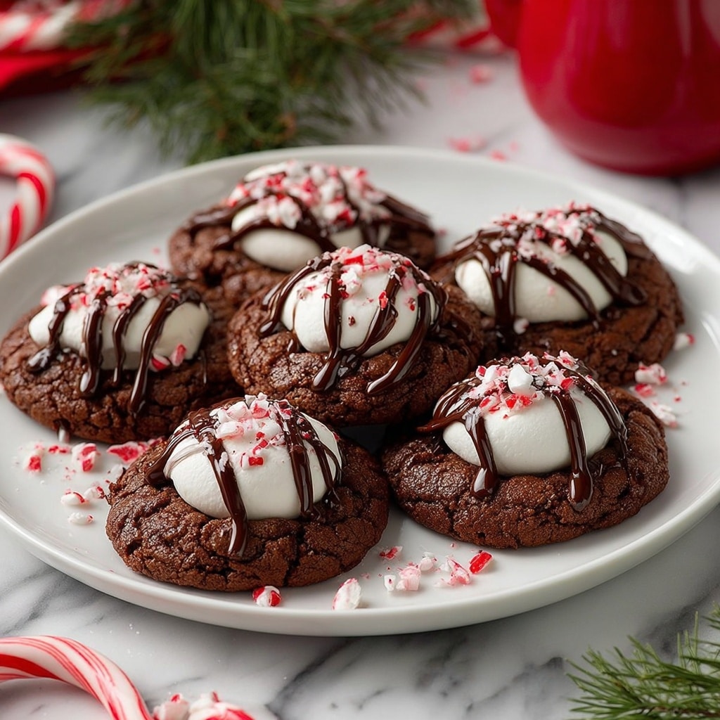 Peppermint Hot Chocolate Cookies Recipe