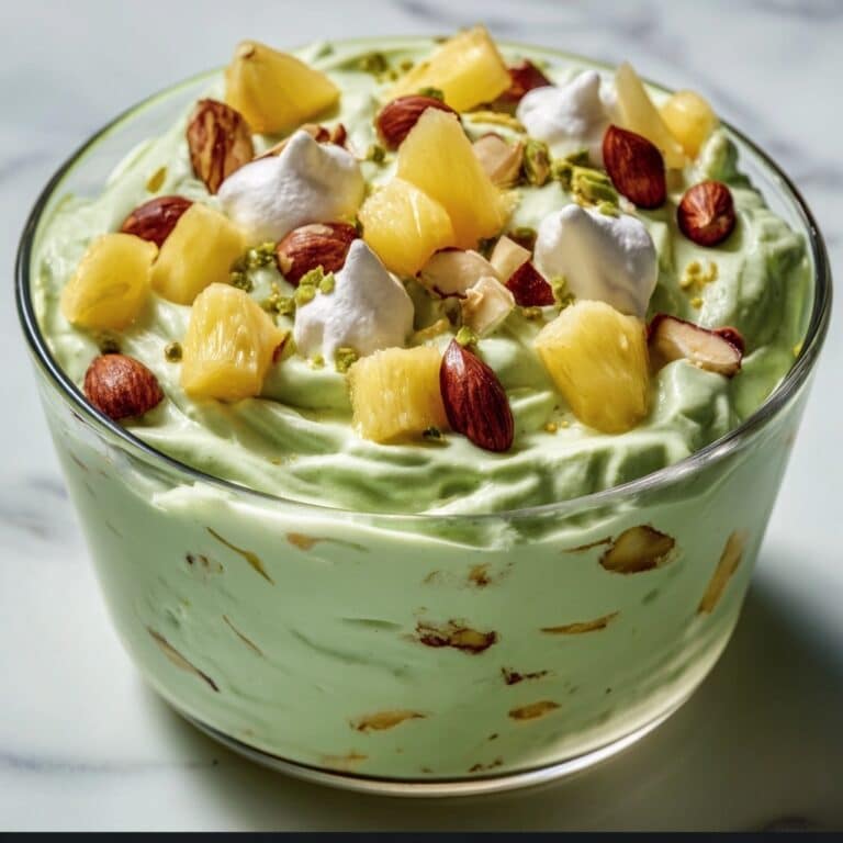 Fluffy Pistachio Pudding Pineapple Dessert Recipe