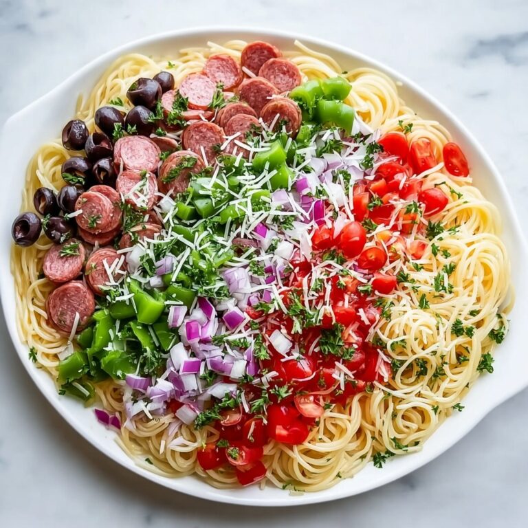 Summer Italian Spaghetti Salad Recipe