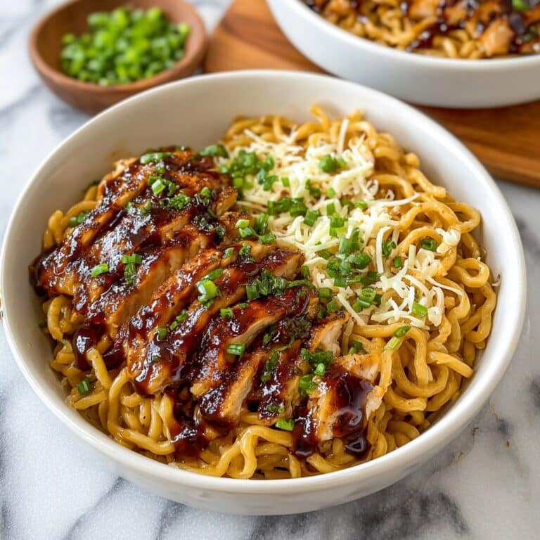 Garlic Noodles with Teriyaki Chicken Recipe