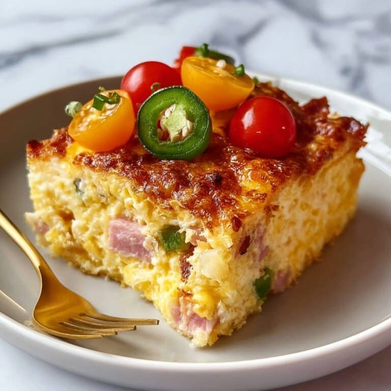 Easy Denver Omelet Hash Brown Casserole Recipe