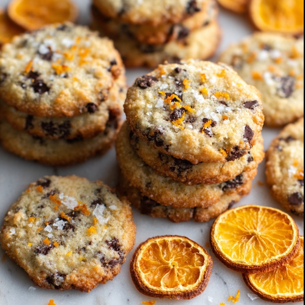 Dark Chocolate Orange Shortbread Cookies Recipe - Recipe Image
