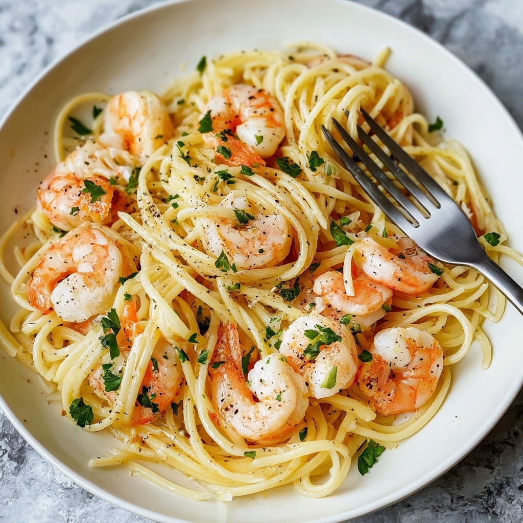 Shrimp Scampi with Angel Hair Pasta Recipe