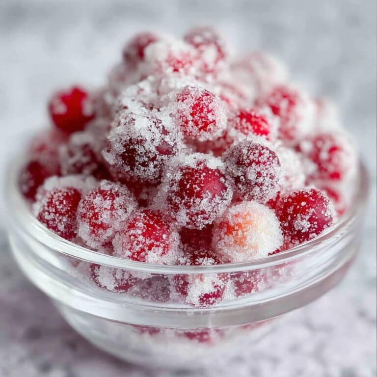 Orange Vanilla Candied Cranberries Recipe