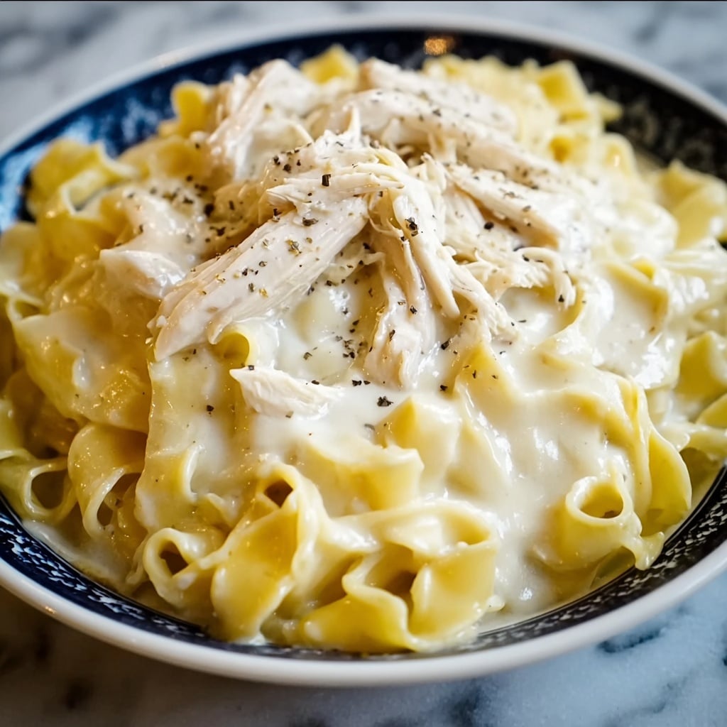 Amish Chicken & Noodles Recipe - Recipe Image