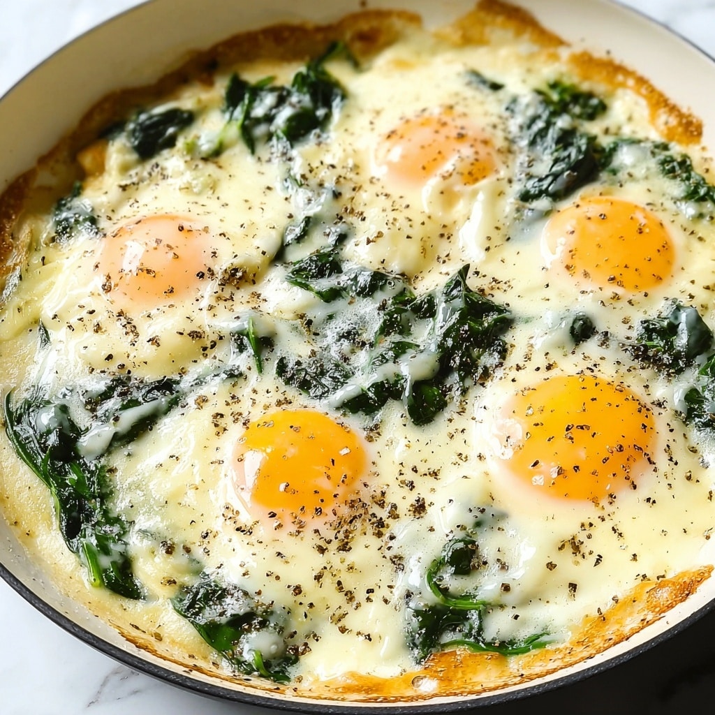 Baked Eggs Florentine Recipe