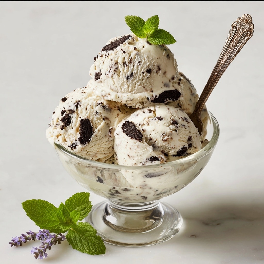 Homemade Mint Chocolate Chip Ice Cream Recipe - Recipe Image