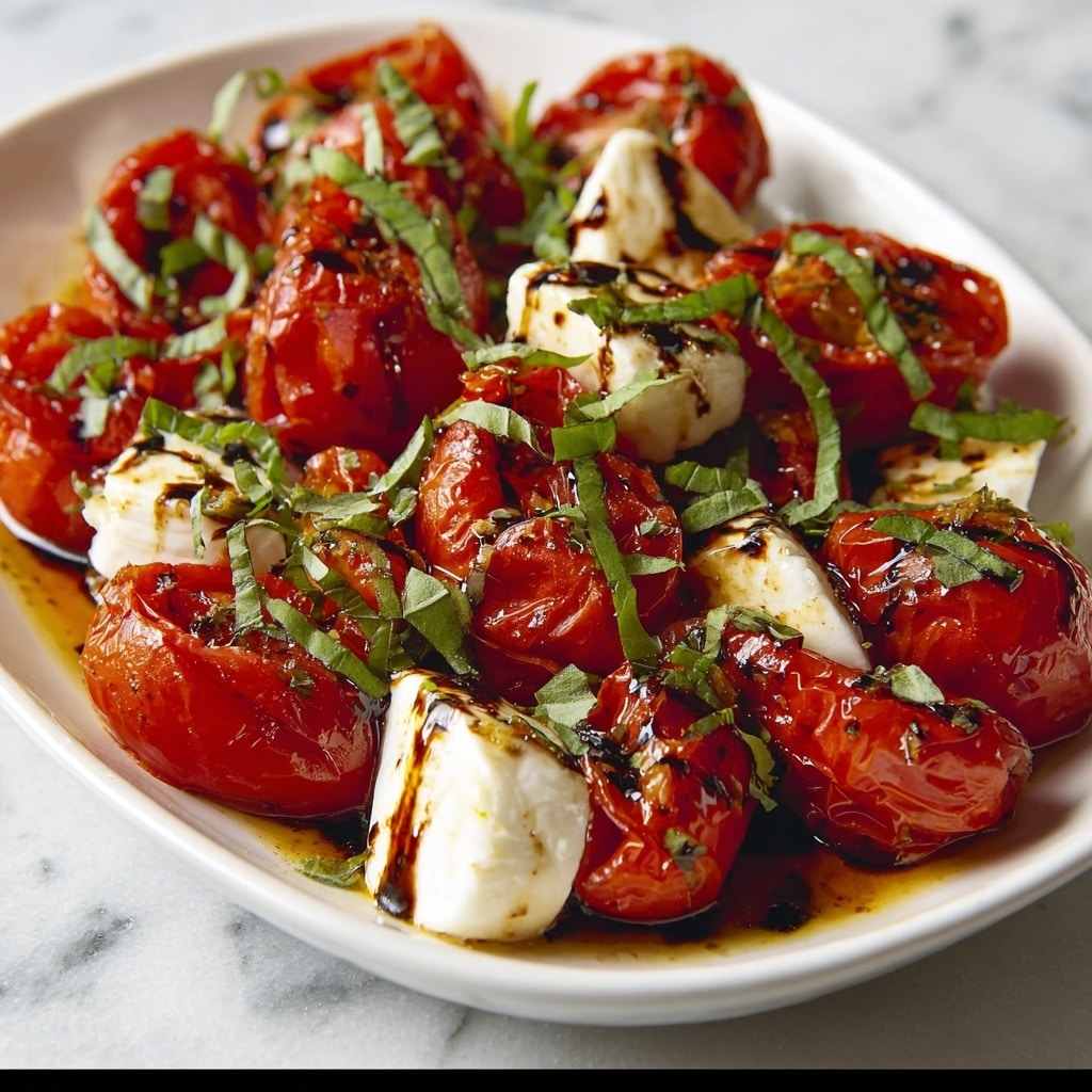 Barefoot Contessa Roasted Tomato Caprese Salad Recipe - Recipe Image
