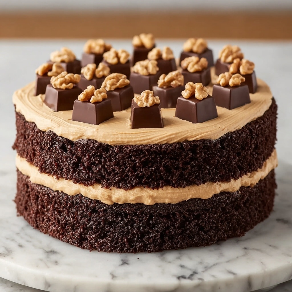 Peanut Butter Chocolate Layer Cake Recipe
