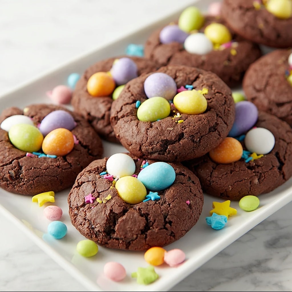Easter Egg Brownie Cookies Recipe - Recipe Image