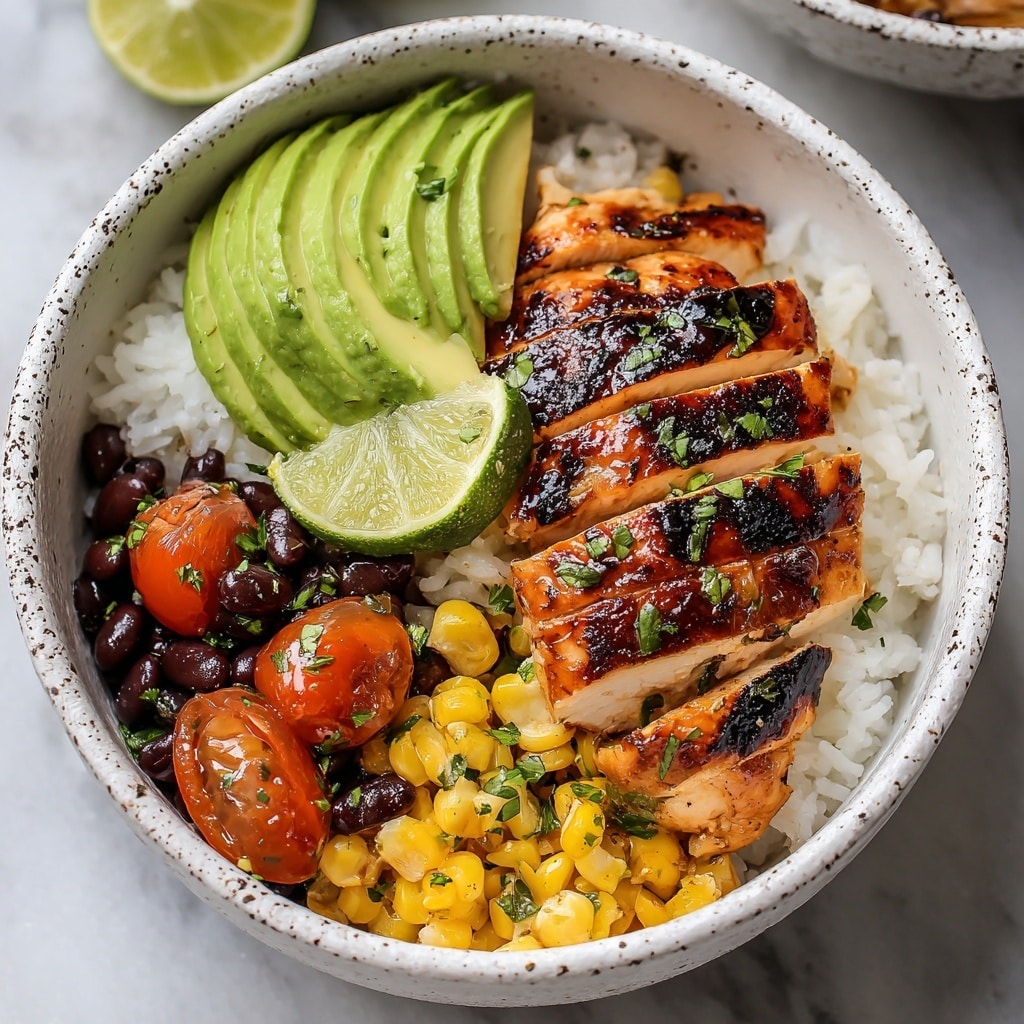 Honey Chipotle Chicken Rice Bowls Recipe