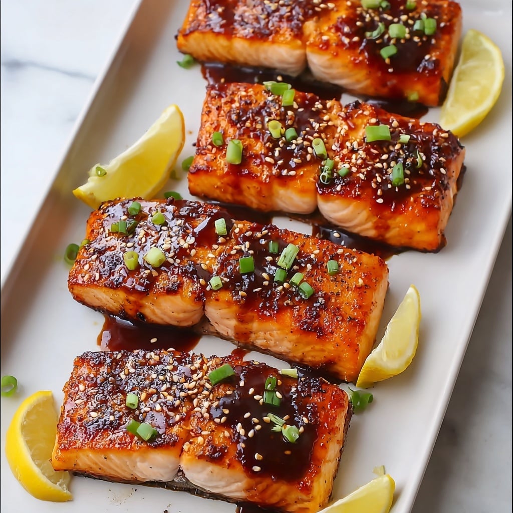 Honey Garlic Salmon Bites Recipe - Recipe Image