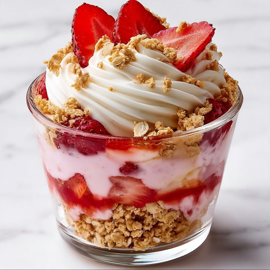 Strawberry Cheesecake Overnight Oats Recipe