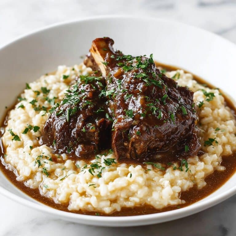 Braised Lamb Shanks in Red Wine with Root Vegetables Recipe