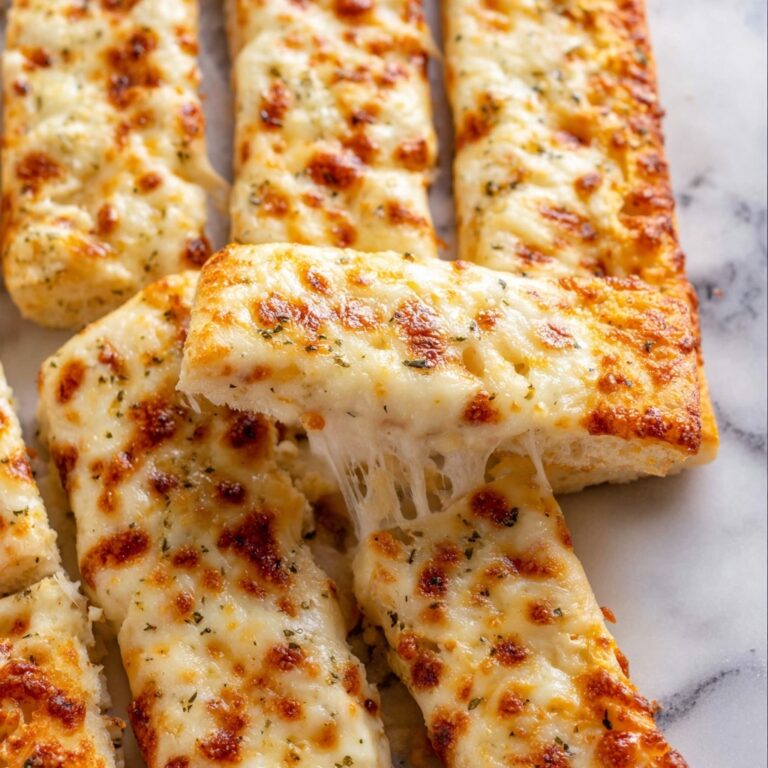 Homemade Cheesy Breadsticks Recipe