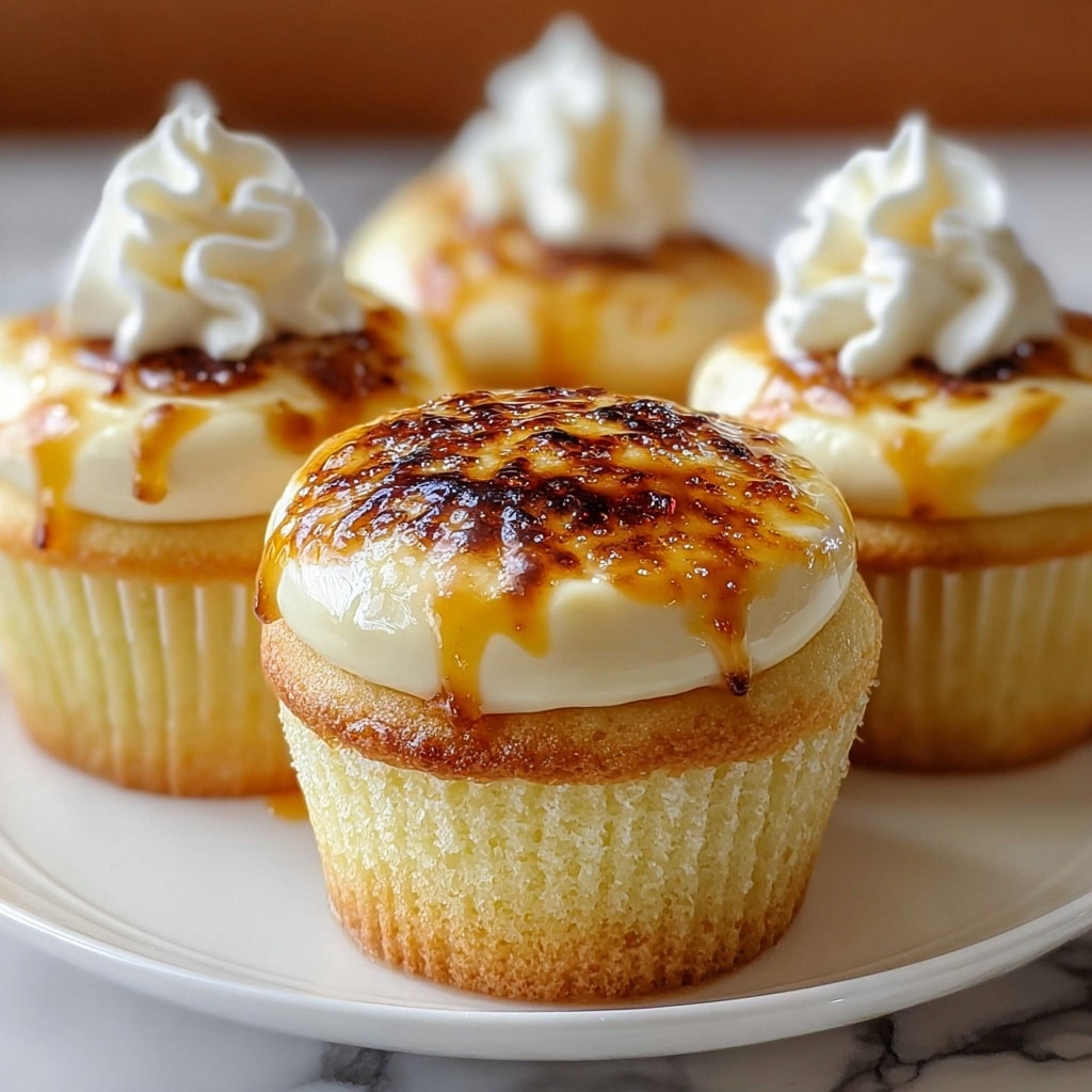 Crème Brûlée Cupcakes Recipe - Recipe Image