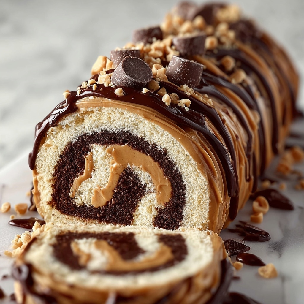 Chocolate Peanut Butter Dream Roll Recipe - Recipe Image