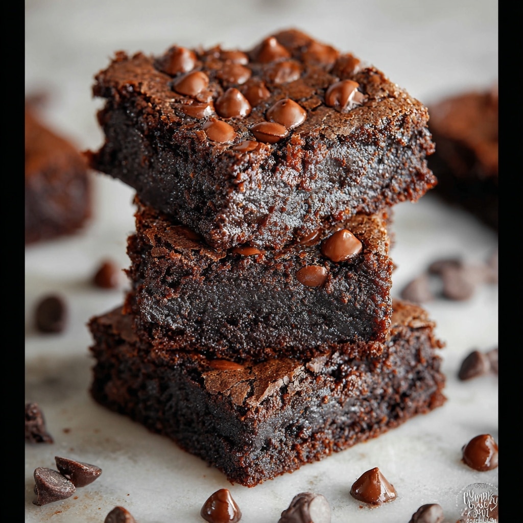 Vegan Zucchini Brownies Without Added Sugar Recipe - Recipe Image