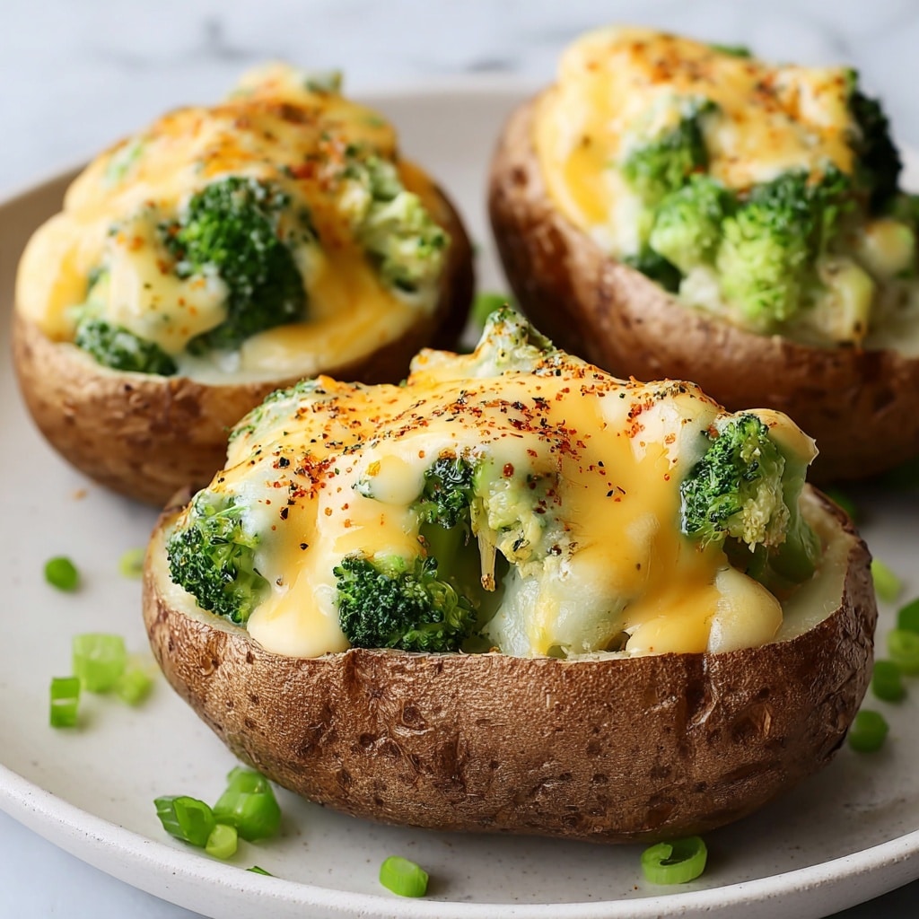 Broccoli Cheese Baked Potatoes Recipe - Recipe Image