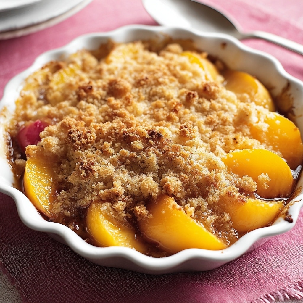 Improved Lazy Man Peach Cobbler Recipe - Recipe Image