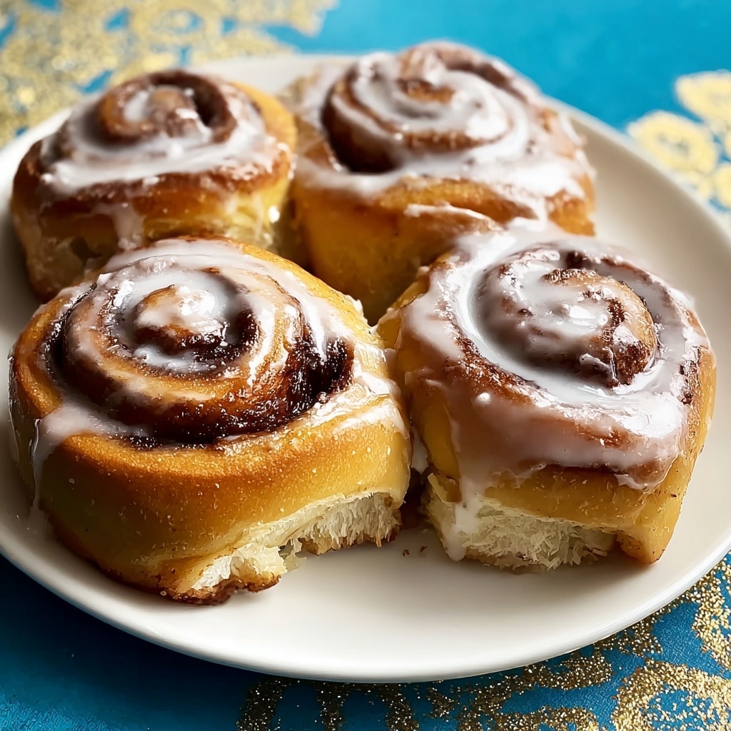 Soft Cinnamon Rolls with Creamy Glaze Recipe - Recipe Image