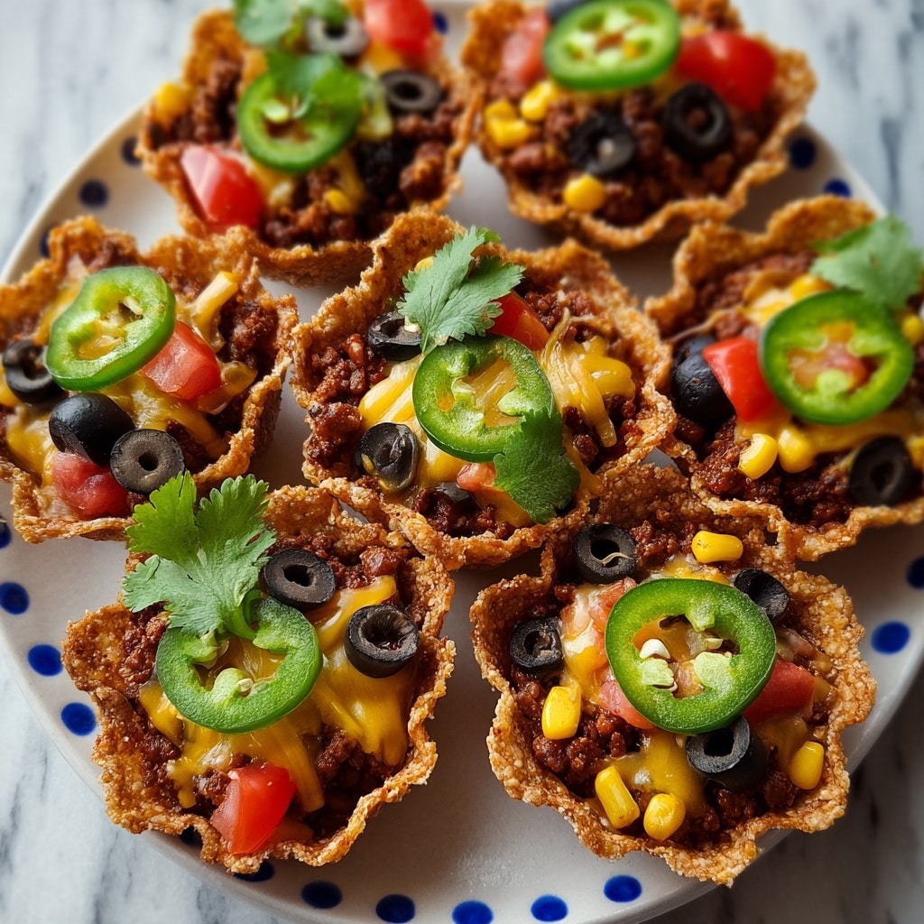 Spicy Mexican Taco Cupcakes Recipe - Recipe Image