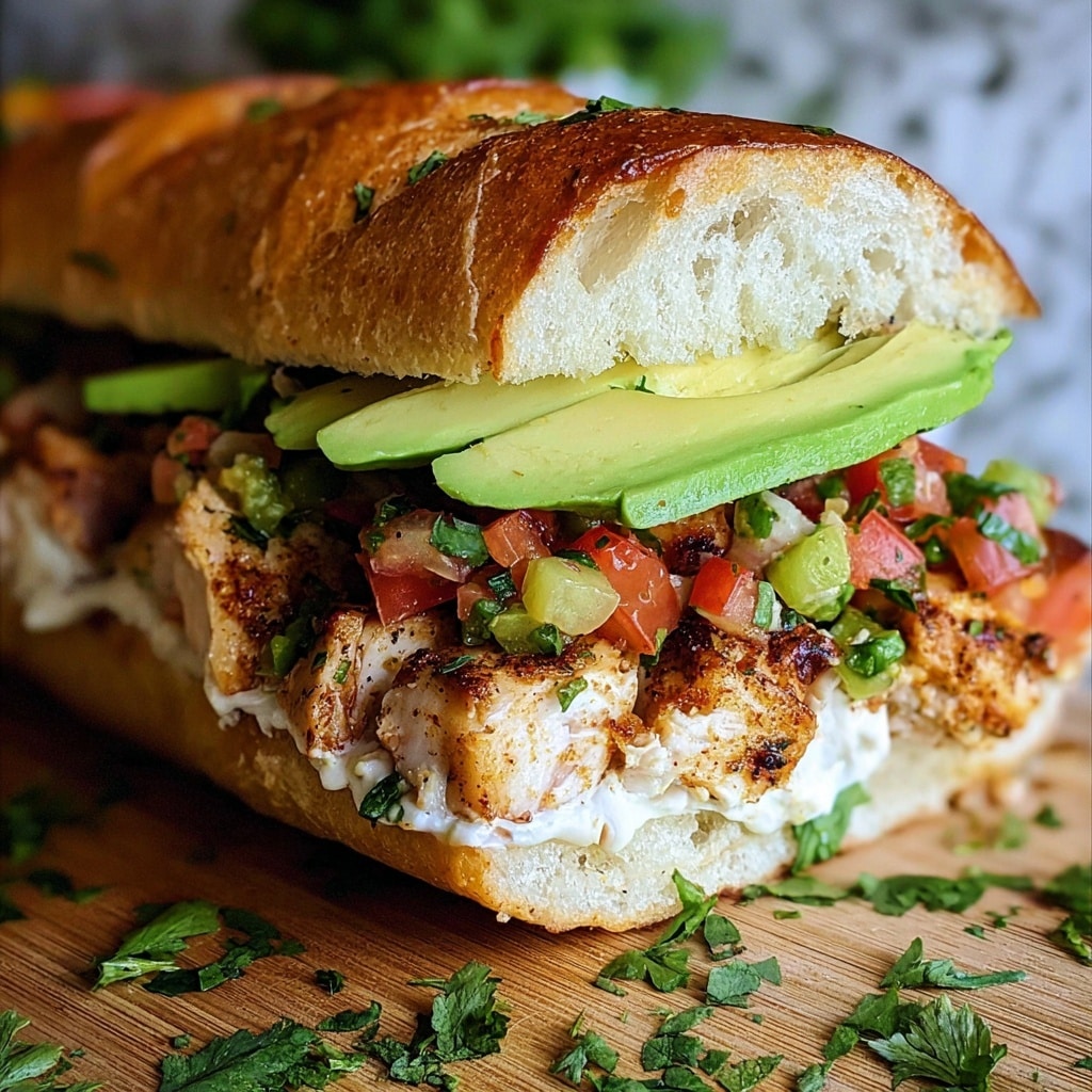 Flavor-Packed Chicken Torta Sandwich Recipe - Recipe Image