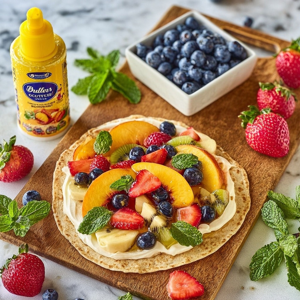 Grilled Fruit Pizza Recipe - Recipe Image