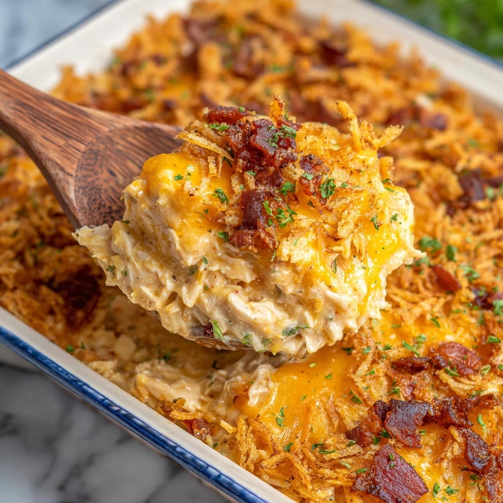 Crack Buffalo Chicken Potato Casserole Recipe - Recipe Image