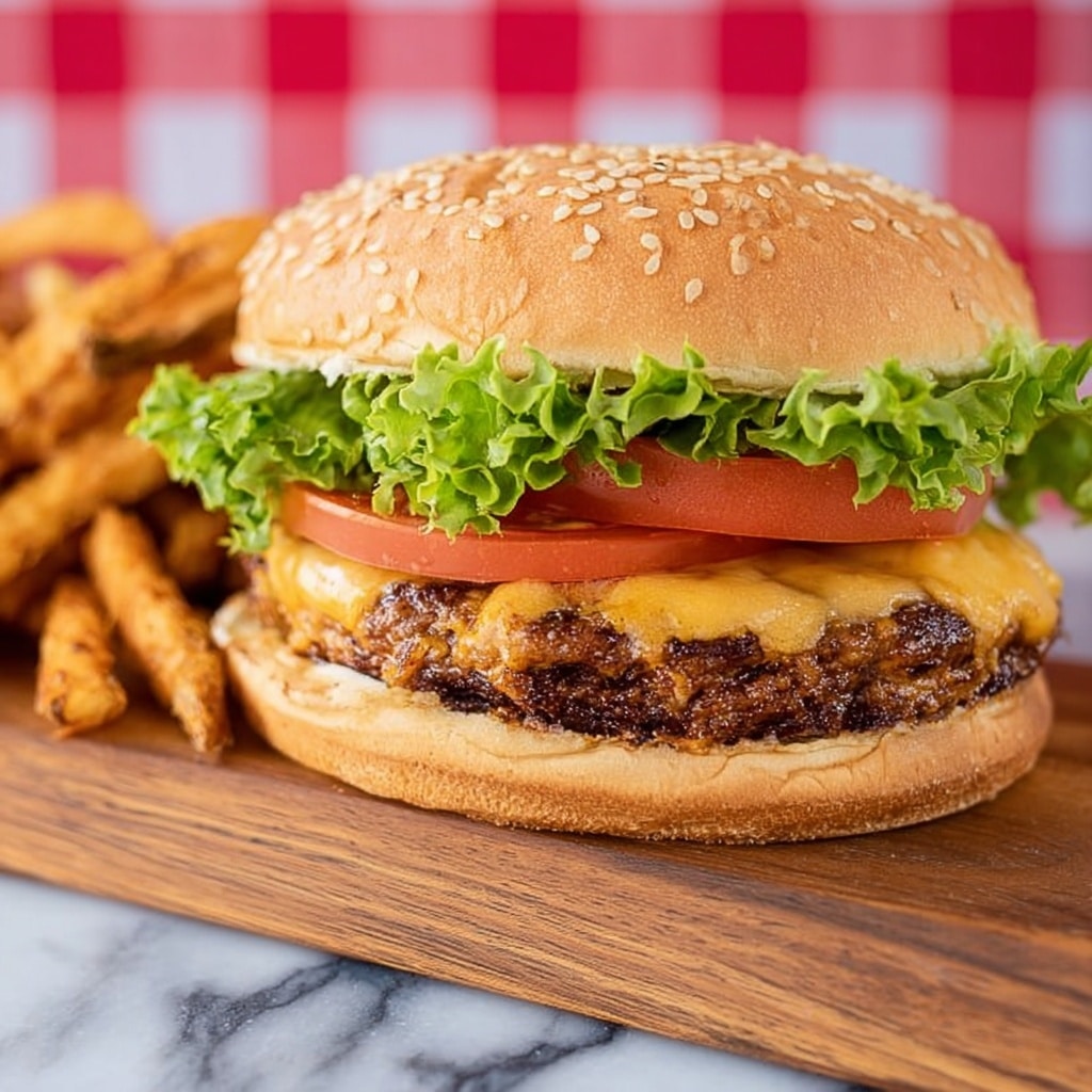 Smokehouse Burgers Recipe - Recipe Image