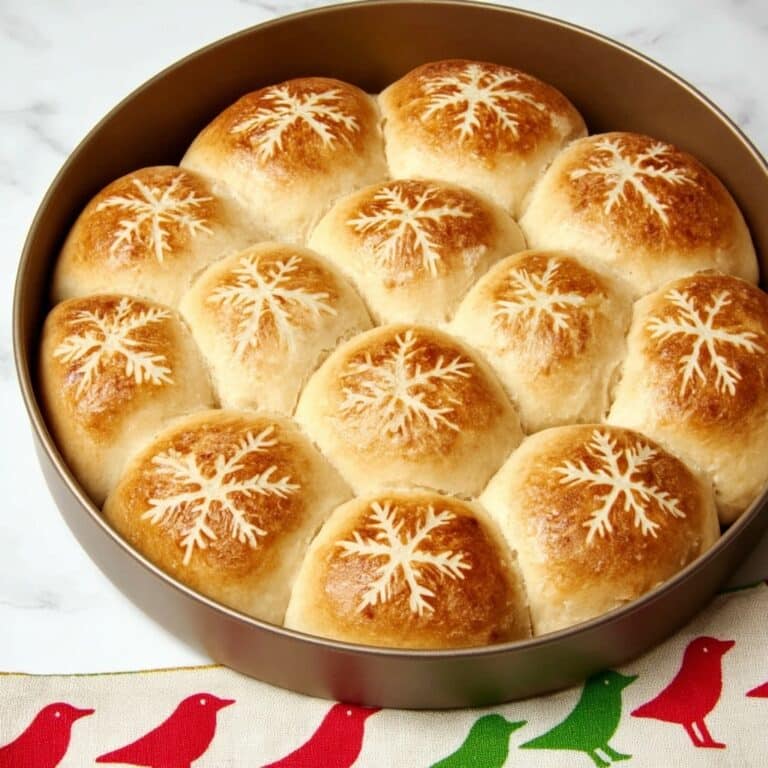 Snowflake Dinner Rolls Recipe