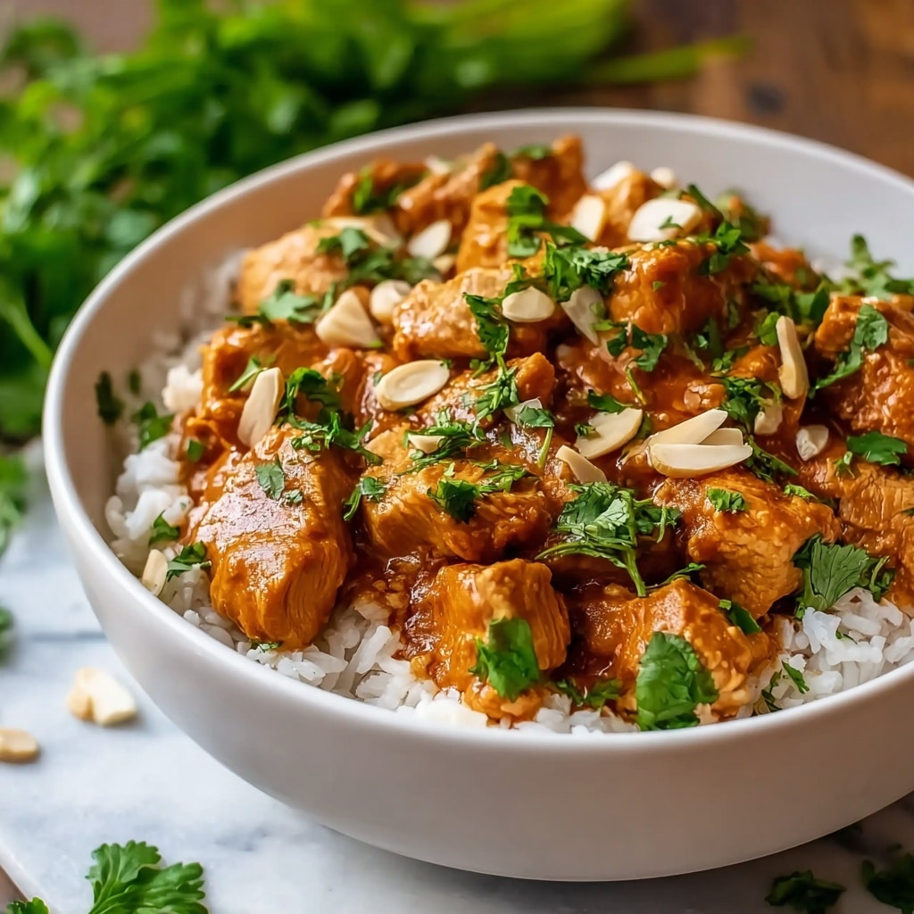 Slow Cooker Peanut Chicken Recipe