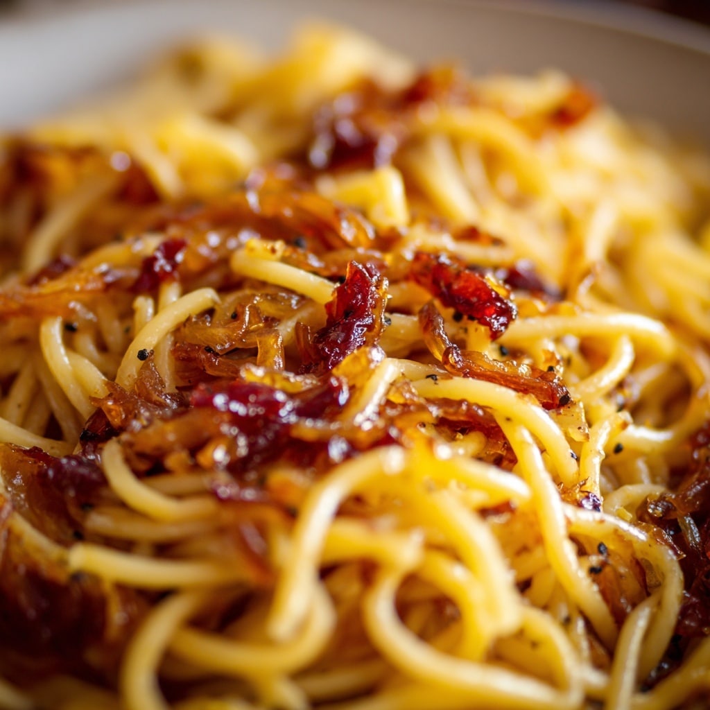 Caramelized Onion Pasta Recipe - Recipe Image