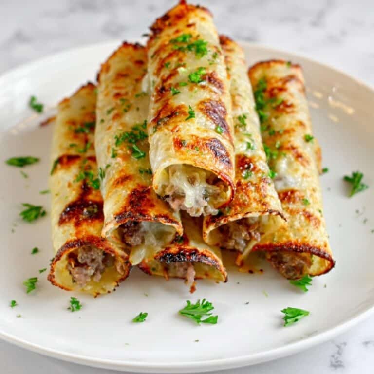 Keto Philly Cheesesteak Roll-Ups Recipe