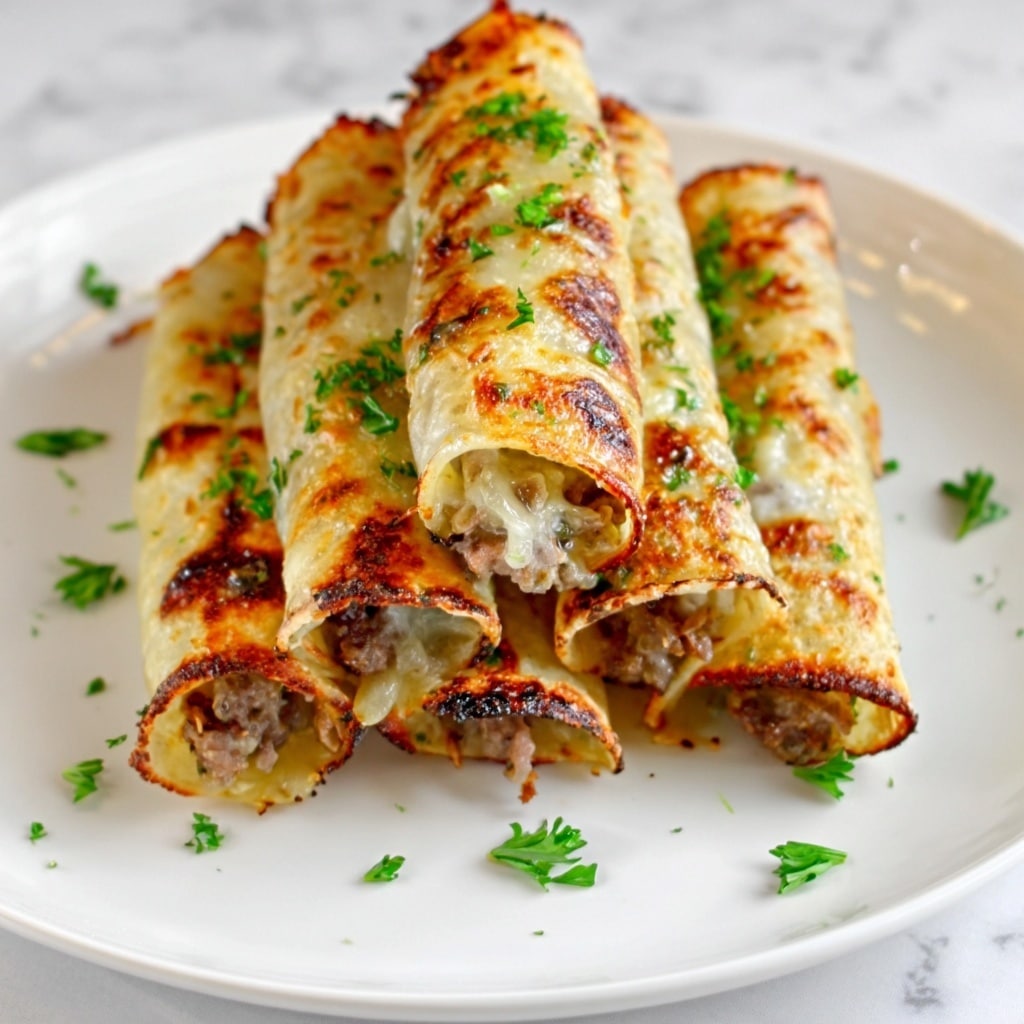 Keto Philly Cheesesteak Roll-Ups Recipe
