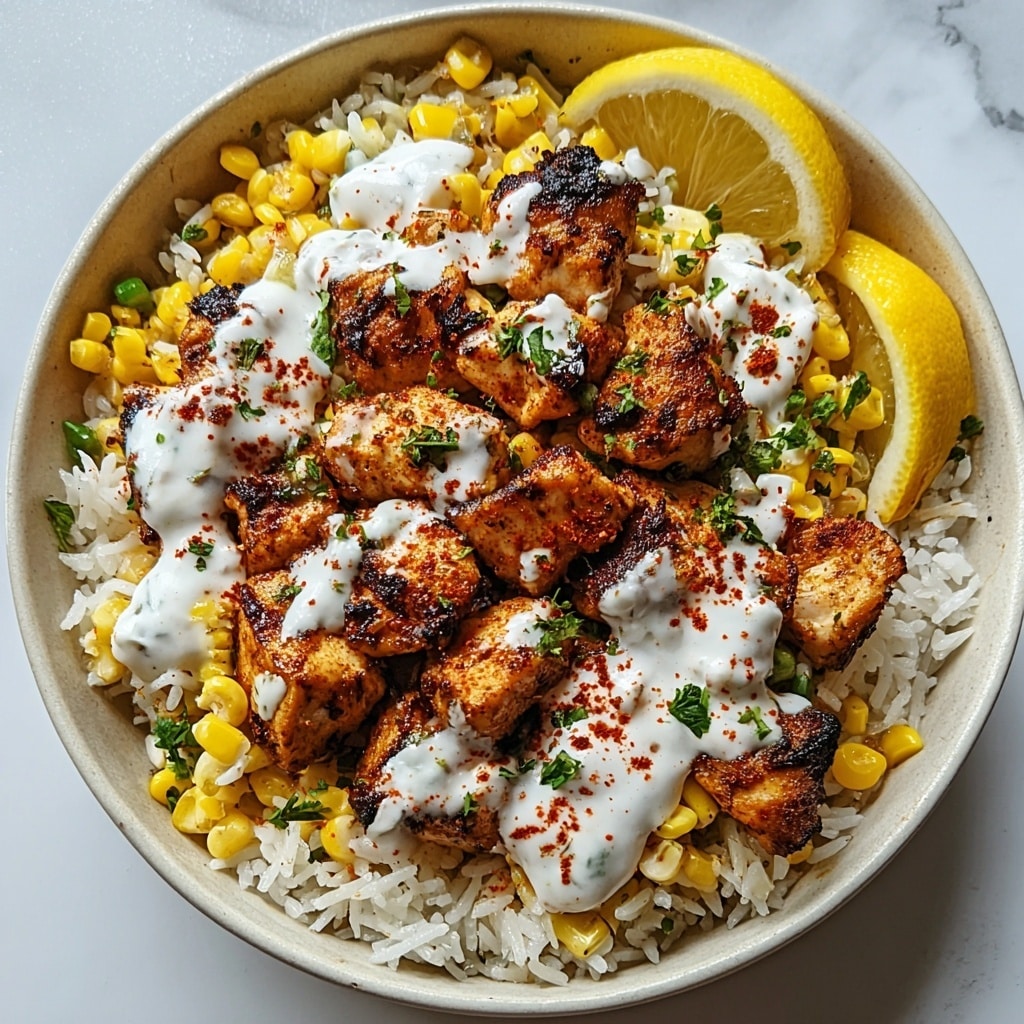 Street Corn Chicken Rice Bowl Recipe - Recipe Image