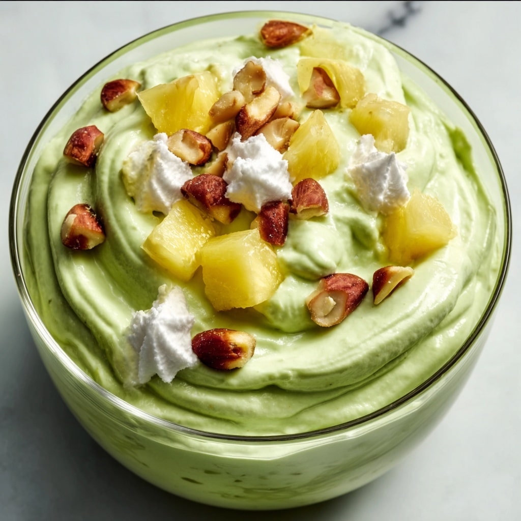 Fluffy Pistachio Pudding Pineapple Dessert Recipe - Recipe Image