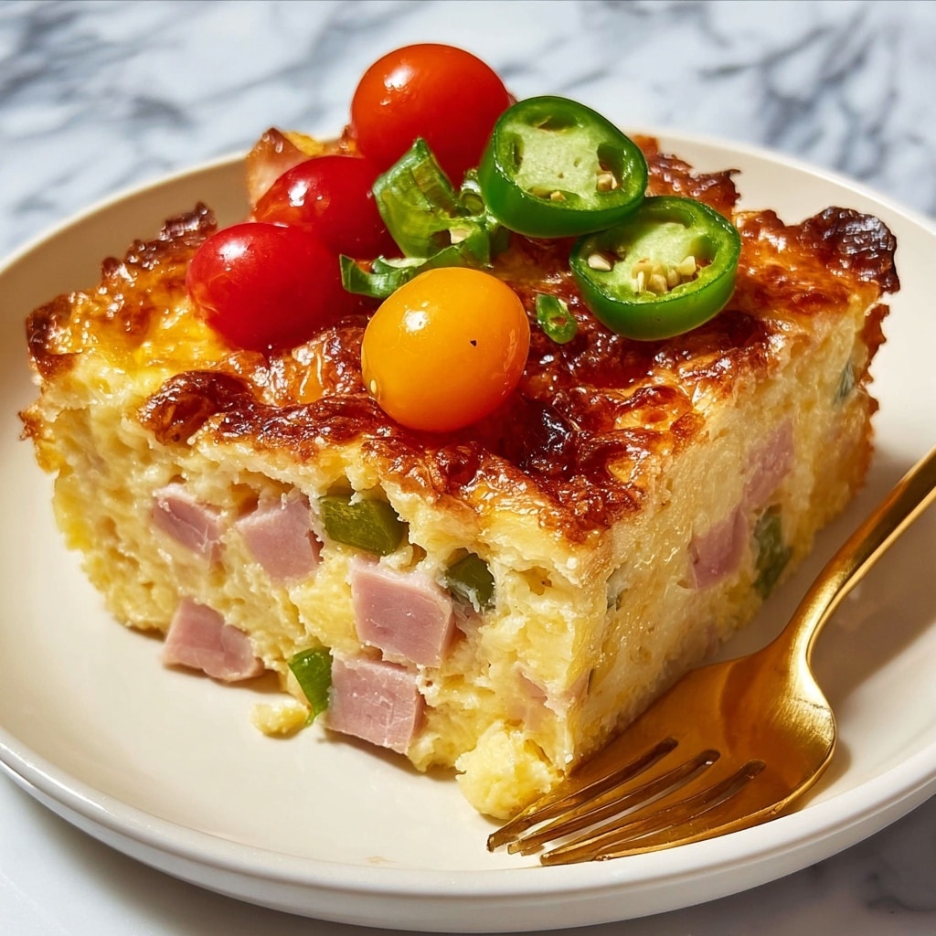 Easy Denver Omelet Hash Brown Casserole Recipe - Recipe Image