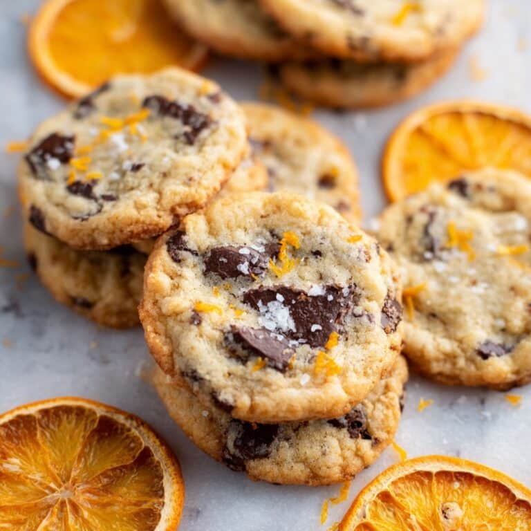 Dark Chocolate Orange Shortbread Cookies Recipe