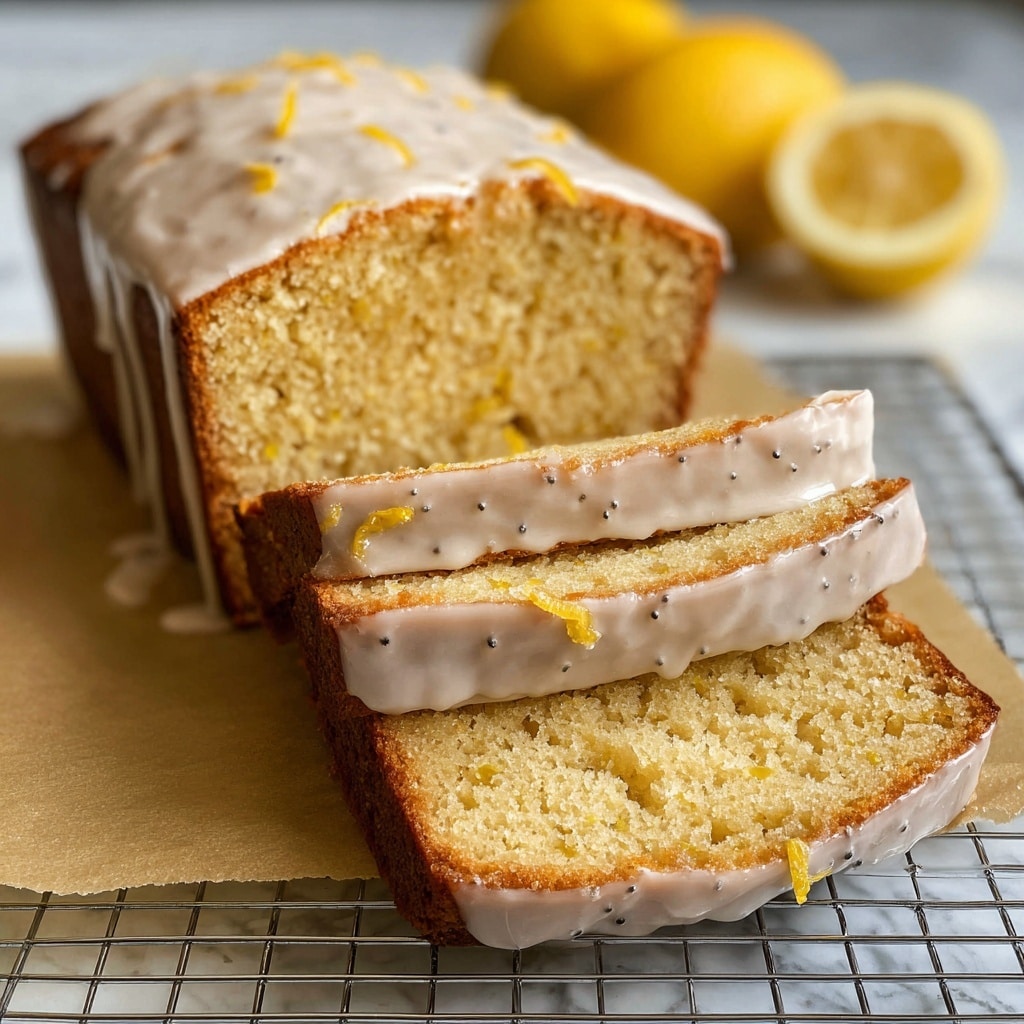 Keto Lemon Bread Recipe - Recipe Image