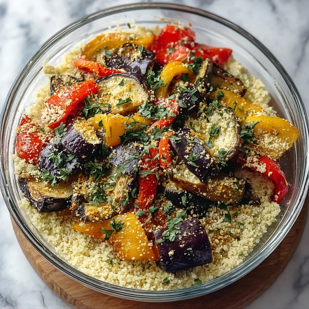 Roasted Vegetable Couscous: An Amazing Ultimate Recipe - Recipe Image